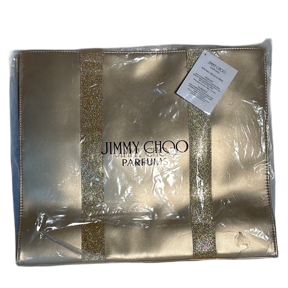 GWP Jimmy Choo Gold Tote Bag